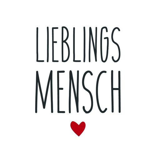 Servietten LIEBLINGSMENSCH