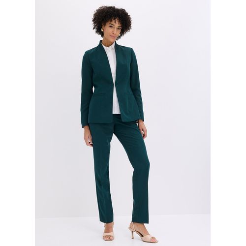 bonprix Hosenanzug, grün, Gr.44, Eleganter Hosenanzug in moderner Passform