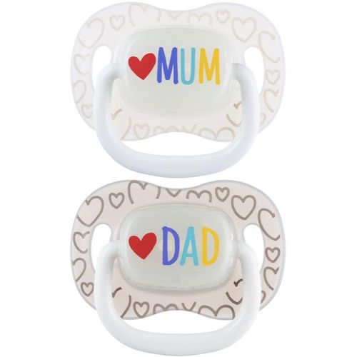 Canpol babies MUM&DAD fopspeen 6-18 m 2 st