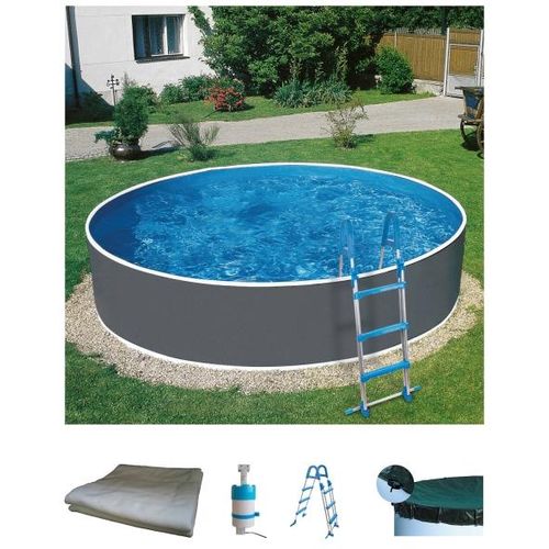 Rundpool MY POOL BWT "HYPE 2", grau, H:90cm Ø:360cm, Schwimmbecken, Rundpool, in verschiedenen Größen