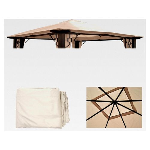 Ersatzbezug für das Dach der Pergola Mira 3,5x3,5m - Creme
