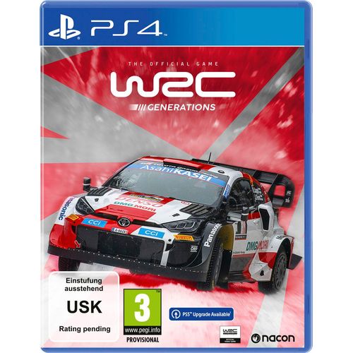 NACON Spielesoftware "WRC Generations", rot (ohne farbbezeichnung), PlayStation 4, Spielesoftware, Spielesoftware