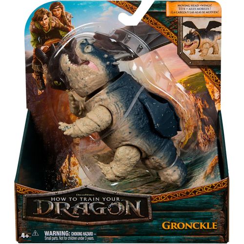 Spielfigur SPIN MASTER "Dragons Movie - Basic Dragons - Fleischklops", bunt, Spielfiguren, Kinder, Kunststoff, Spielfigur