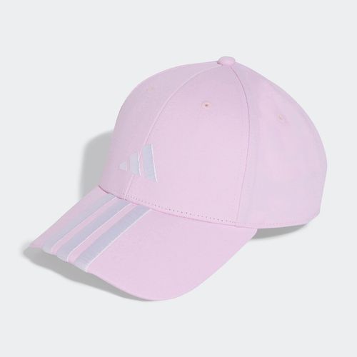 Baseball Cap ADIDAS PERFORMANCE "BBALL 3S CAP NL", Damen, pink (clear pink, weiß), Baumwolle, Caps Baseball Cap