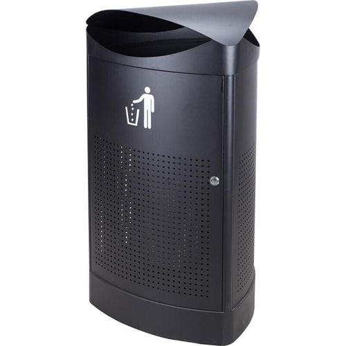 Dreieckiger Außenabfallbehälter