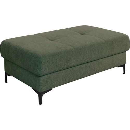 Hockerbank 3C CARINA "Burnaby", grün (oliv), B:126cm H:47cm T:76cm, Hocker, Hockerbank, passend zur Serie "Burnaby", B/T/H: 126/76/47 cm