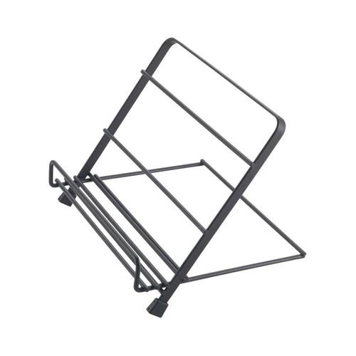 Kochbuchhalter METALTEX "Tokyo LAVA", schwarz, B:20cm H:16cm T:18cm, Metall, Buchstützen, Kochbuchhalter, Maße der Kochbuchablage ca. 20 x 18 x 16 cm
