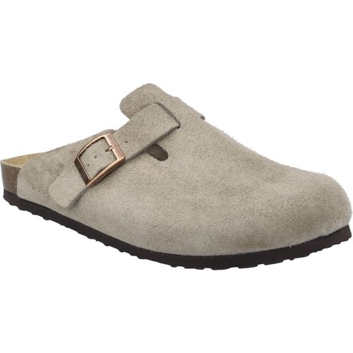 Clog JOSEF SEIBEL "Josef 04, taupe", Herren, Gr. 46, grau (taupe), Obermaterial: 100% Rindsleder Leather cow., Schuhe Clog