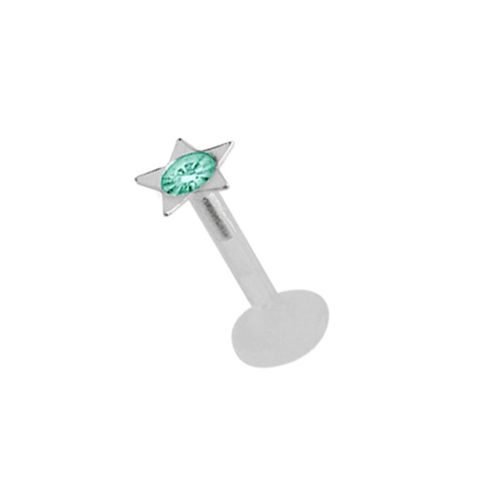 Nasenpiercing ADELIA´S "Piercing Ohrpiercing", grün, Piercings, Damen, Titan, Nasenpiercing