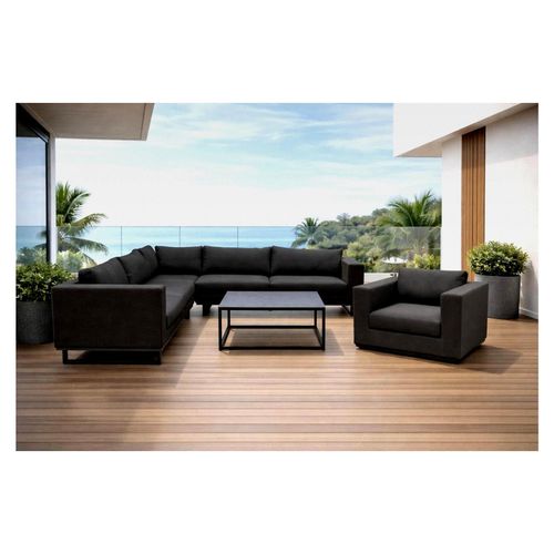 Lounge Set Paris aus Sunbrella mit Sessel und Tisch