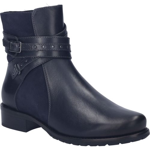Stiefelette JOSEF SEIBEL "Chiara 03, dunkelblau", Damen, Gr. 42, blau (dunkelblau), Obermaterial: 100% Rindsleder Leather cow., Schuhe Stiefelette