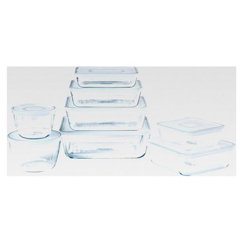 Cook & Freeze – Set mit 8 Vorratsgläsern mit luftdichten Deckeln – speziell für das Einfrieren – BPA-frei