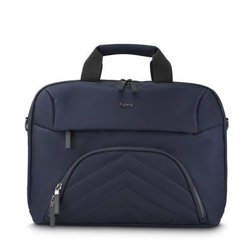 HAMA Laptoptasche "Laptoptasche für 13,3" - 14,1" (Tragegurt, Tabletfach, 3 extra Fächer)", blau, B/H/T: 41cm x 30cm x 8,5cm, Taschen, Laptoptasche