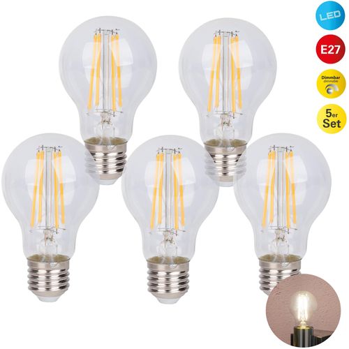 NÄVE LED-Leuchtmittel "Daffy", Energieeffizienz: E, weiß, Ø:6cm, Leuchtmittel, 5er Set, LED-Leuchtmittel