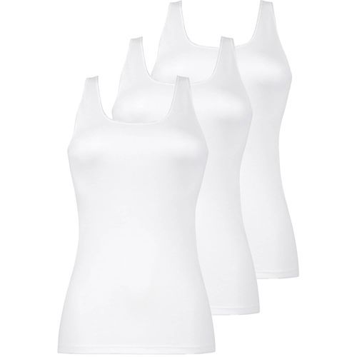 Achselhemd NINA VON C. "3er Pack Damen Achselhemd Daily", Damen, Gr. 38, N-Gr, weiß, Obermaterial: 100% Baumwolle CO., Unterhemden Achselhemd
