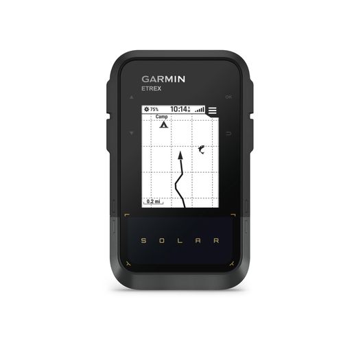 GARMIN Wander-Navigationsgerät "eTrex Solar", schwarz, dunkelgrau, B:12,3cm H:5,5cm T:13,6cm, Navigationsgeräte, Wander-Navigationsgerät