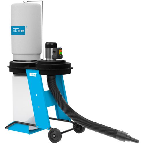 Absauganlage GÜDE "GAA 65.1", blau (blau, grau, schwarz), B:46cm H:152,5cm L:87,5cm, Absauganlagen, Absauganlage