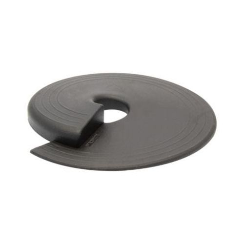 Wagner Bodentürstopper STOP EH 6981, Kunststoff, Ø 110 mm, Höhe 13 mm, flexibel positionierbar, keilförmig, schwarz
