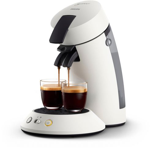 PHILIPS SENSEO Kaffeepadmaschine "Original Plus CSA210/60, mit zwei Kaffee-Einstellungen", weiß, 2, Kaffeemaschinen, aus 28% rec. Plastik, Kaffeepadmaschine