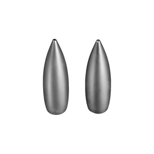 Gardinenstangen-Endstück LIEDECO "Bullet", silber (chromfarben, matt), H:2,2cm L:8cm Ø:1,6cm, Gardinenstangenendstücke, Gardinenstangen-Endstück, für Gardinenstangen Ø 16 mm