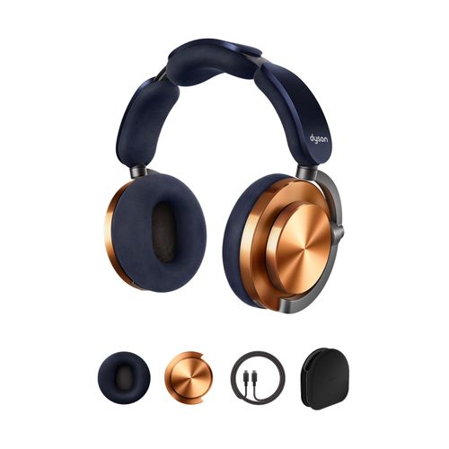 DYSON Bluetooth-Kopfhörer "Ontrac™", blau (nachtblau, kupfer), B:21cm H:20cm T:10,8cm, Kopfhörer, Bluetooth-Kopfhörer