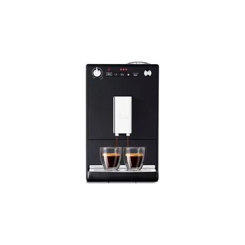 MELITTA Kaffeevollautomat "Solo E950-201, schwarz", schwarz, B:20cm H:30,3cm T:45,5cm, Kaffeevollautomaten, Perfekt für Café crème & Espresso, nur 20cm breit, Kaffeevollautomat