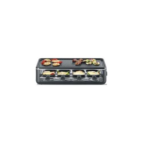 SEVERIN Raclette "Black Line Lite RG 2365", schwarz, B:25cm H:14cm T:49cm, Raclettes, Raclette-Grill