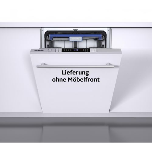 HANSEATIC vollintegrierbarer Geschirrspüler "HI6B14B13D", Energieeffizienz: B, silberfarben, B:60cm H:82cm T:55cm, Geschirrspüler, vollintegrierbar, für 14 Maßgedecke, mit acht Programmen, vollintegrierbarer Geschirrspüler