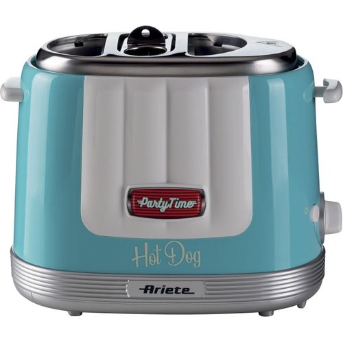 ARIETE Hotdog-Maker "206B Party Time blau", blau, B:21cm H:27cm T:16cm, Hot-Dog-Maker, Hotdog-Maker