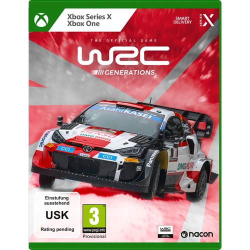 NACON Spielesoftware "WRC Generations", rot (ohne farbbezeichnung), Xbox Series X, Spielesoftware, Spielesoftware