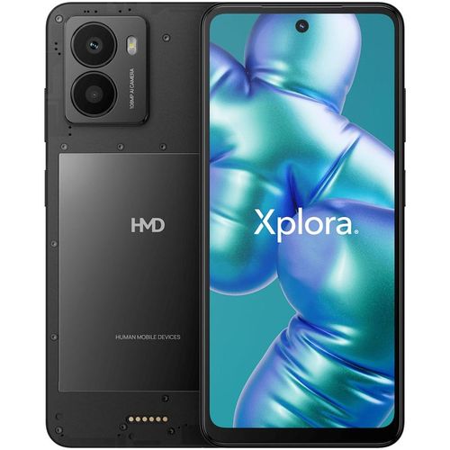 HMD Smartphone "Fusion X1", Energieeffizienz: A, schwarz, 128 GB, Mobiltelefone, Das sichere Smartphone für Kinder und Teens, Smartphone