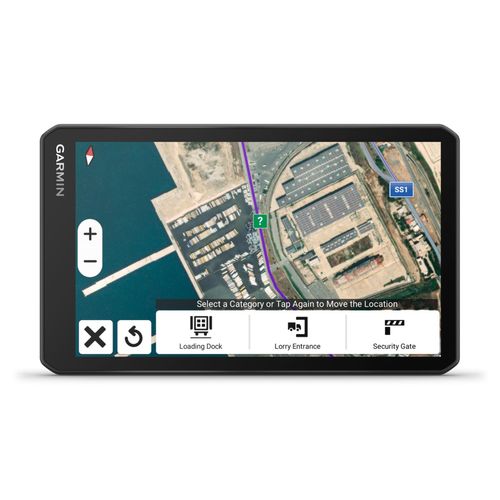 GARMIN LKW-Navigationsgerät "dezl LGV720", schwarz, B:13cm H:8,3cm T:20cm, Navigationsgeräte, LKW-Navigationsgerät