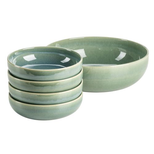 Salatschüssel MÄSER "Elina Uno", grün, Schüsseln, Salatschüssel