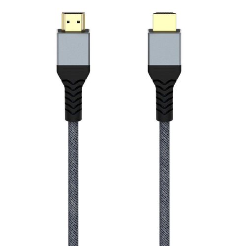 HAMA HDMI-Kabel "Ultra High Speed HDMI™-Kabel Stecker-Stecker 8K Metall 2,0m", grau, 200cmcm, Kabel, HDMI-Kabel