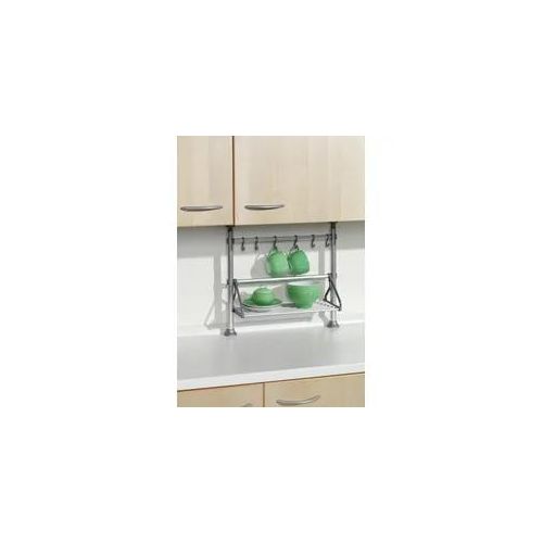 Küchenregal RUCO, silber (aluminiumfarben, silber), B:50cm H:48cm T:15cm, Aluminium, Regale, Aluminium/Kunststoff, zum Klemmen