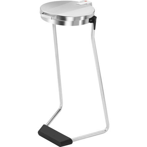 Müllsackständer HAILO "ProfiLine MSS Design XXXL", grau (stahlgrau), B:50cm H:99cm T:45cm, Stahl, Mülleimer, Müllsackständer, 120 Liter, grau, Müllbeutelfixierung
