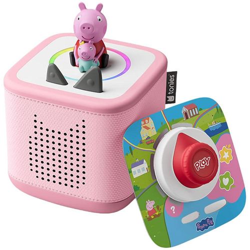 TONIES Lautsprecher "Toniebox 2 Play Set Peppa Pig", rosa, B:16,4cm H:17,3cm, Lautsprecher, Lautsprecher