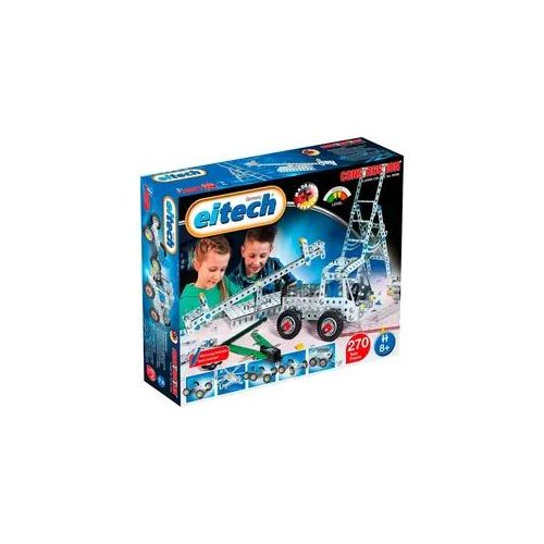 Metallbaukasten EITECH "Basisbaukasten", grau, Spielbausteine, Kinder, Metall, Made in Germany