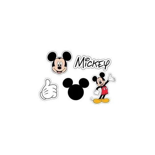 Schuhanstecker CROCS "JibbitzTM Mickey Pant", Jungen, bunt (schwarz bunt), PVC, Schuhzubehör Schuhanstecker, Charm, Anstecker für Crocs Schuhe