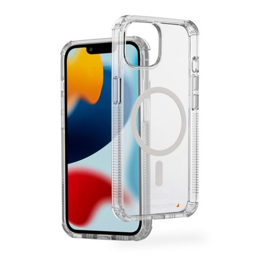 HAMA Handyhülle "Handyhülle „Extreme Protect“ für iPhone 13 (für MagSafe, stoßfest)", transparent, iPhone 13, Hüllen, Anti-Vergilbung, Handyhülle