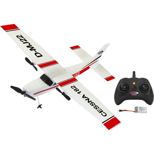 RC-Flugzeug JAMARA "Cessna 182, 2,4GHz", weiß, Fernlenkfahrzeuge, KinderB:38,5cm H:7cm T:31cm, Kunststoff, RC-Flugzeug, B:38,5cm H:7cm T:31cm