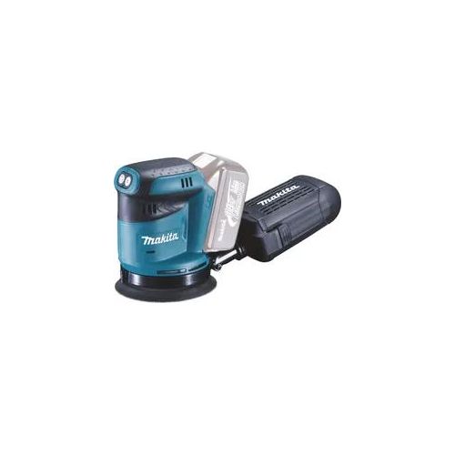 Akku-Exzenterschleifer MAKITA "DBO180Z", blau, B:12,3cm H:15,3cm L:17,5cm, Schleifmaschinen, 2,8 mm Schwingkreis, ohne Akku und Ladegerät