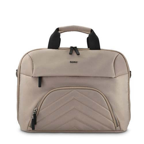 HAMA Laptoptasche "Laptoptasche für 15,6" - 16,2" (Tragegurt, Tabletfach, 3 extra Fächer)", beige, B/H/T: 45cm x 30cm x 8cm, Taschen, Laptoptasche