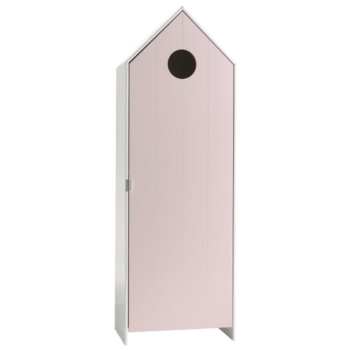 Kinderkleiderschrank Casami Weiß/Rosa