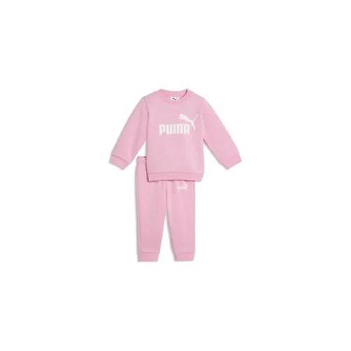 Jogginganzug PUMA "Essentials Minicats Crew Jogginganzug Kinder", Jungen, Gr. 104, pink shimmer, Obermaterial: 32% Polyester, 68% Baumwolle. Rippe: 97% Baumwolle, 3% Elasthan, Sportanzüge Jogginganzug