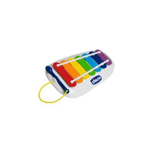 Spielzeug-Musikinstrument CHICCO "Erstes Xylophon", bunt, Spielzeug-Musikinstrumente, KinderB:3,5cm H:15cm T:25,5cm, Kunststoff, B:3,5cm H:15cm T:25,5cm