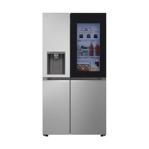 LG SidebySide Kühlschrank mit InstaView® (EEK E, 635L, 179cm hoch) mit Eis, Crushed Ice und Wasserspender & internem Wassertank GSGV81PYLL GSGV81PYLL