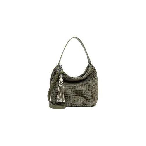 Beuteltasche SURI FREY "Beutel SFY Gitty", Damen, Gr. B/H/T: 33cm x 30cm x 14cm 0, grün (khaki 910), Polyester, Taschen Beuteltasche