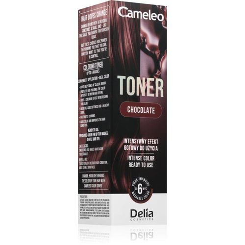 Delia Cosmetics Cameleo Toner haartoner voor het Haar Tint Chocolate 75 ml