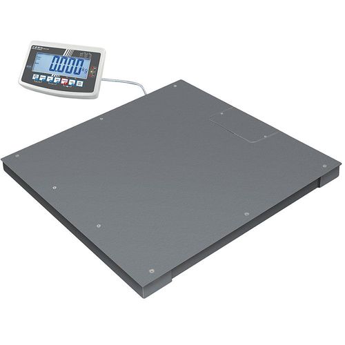 KERN Bodenwaage, eichfähig, XXL-Auswertegerät, Wägebereich bis 1500 kg, Ablesbarkeit 500 g, Wägeplatte 1500 x 1250 mm